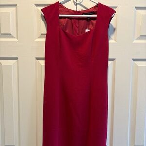 WHBM Dress size 6 Cranberry/Red
